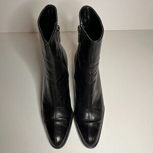 Enzo Angiolini Black Leather Boots - size 8.5